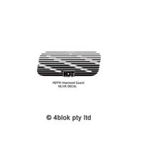 HDT VE Improved Guard Decal - Black