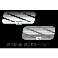 HDTVE Improved VK SS Style Guard Decal Pair Silver - VE085A