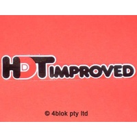 HDT VH HDT Improved Decal - Black