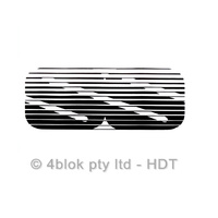 HDT VK SS Grille And Boot Decal - Black