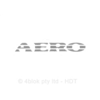 HDT VL Aero Decal Silver