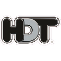 HDT Logo 10 X 5 Decal - Grey