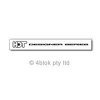 HDT Designer Decal - Black