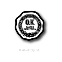 HDT GMH Ok Check Seal Black 48-V