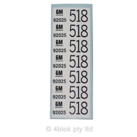 HDT 518 Wiring Decal - 50025 
