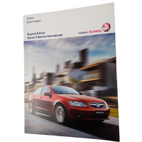 New Original Holden VE Berlina International Series 2 Sales Brochure