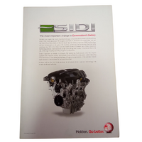 New Original Holden VE SIDI 4 Page Sales Brochure V6 September 2009 