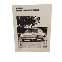New Original Holden VB UC TD HZ Radial Tuned Suspension Sales Brochure Booklet August 1979 8 Page