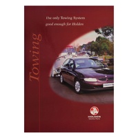 New Original Holden Towing System Sales Brochure Commodore VT