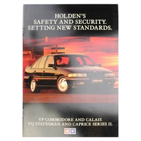 New Original Holden VP VQ Safety and Security Sales Brochure