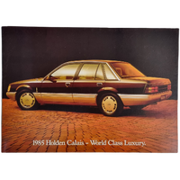 New Original Holden 1985 VK Calais World Class Luxury Brochure 4 Page