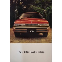 New Original 1986 Holden Calais VL Sales Brochure