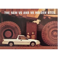 Original Holden Commodore VP The New V6 And V8 Utes Sales Brochure Leaflet