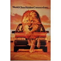 New Original World Class Holden Commodore VL 1987 Sales Brochure