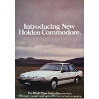 New Original Holden Commodore VL 1986 World Class Sales Brochure