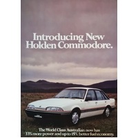 New Original Holden Commodore VL 1986 World Class Sales Brochure