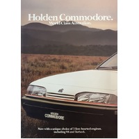 New Original Holden Commodore VL 1987 World Class Sales Brochure