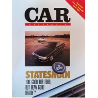 New Original Holden VQ Statesman Car Australia Road Test Brochure 12 Pages