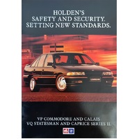 New Original Holden VP VQ Safety Security 16 Page Sales Brochure