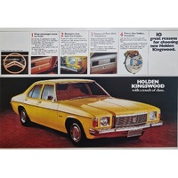 New Original Holden Kingswood HJ Large Dealer Brochure