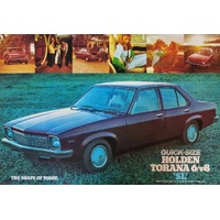 New Original GMH Holden LH Torana Large Dealer Brochure Poster