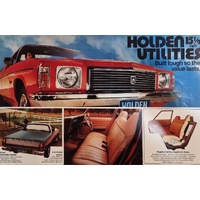 New Original GMH Holden HJ Utilities Ute Large Dealer Poster 10/74