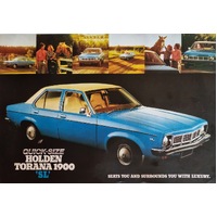 New Original GMH Holden LH SL 1900 Torana Large Dealer Brochure Poster