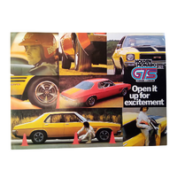Original Holden HQ GTS Monaro March 1973 4 Page Sales Brochure