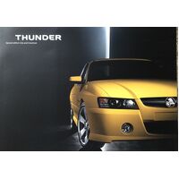 New Original Holden VZ Commodore Thunder V8 Ute Sales Brochure Crewman