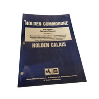 Original Holden Commodore Calais VN Service Manual Volume 7 August 1988