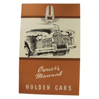 New Holden FX 48-215 Owners Manual Handbook August 1950