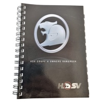 NOS HSV Coupe 4 Owners Handbook Genuine 00A-043301 Jun 2004 Print 1