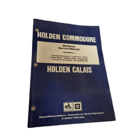 Original Holden Commodore Calais VN Service Manual Volume 1 August '88