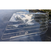 New Holden Commodore VH Clear White Stripe Headlight Covers/ Protectors