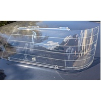 New Holden Commodore VK Clear Grey Stripe Headlight Covers/ Protectors