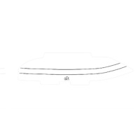 New Holden Commodore VL Clear Black Stripe Headlight Covers/ Protectors Pair