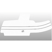 New Holden Commodore VN VQ Clear Black Stripe Headlight Covers/ Protectors Pair