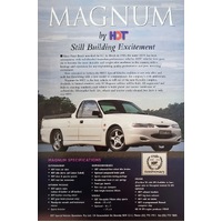 New Original HDT VR VS Magnum Ute Sales Brochure A4 Flyer Holden Dealer Team