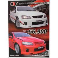 New Original HDT VE SS Commodore A4 Brochure Flyer Hard Card