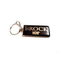 HDT Brock Key Ring Black & Chrome - 80012K9S