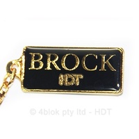 HDT Brock Key Ring Black & Gold - 80012K9G