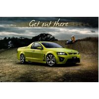 New Original HSV E1 Maloo R8 Crunch Ute Postcard 