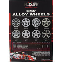 New Original HSV Alloy Wheels Brochure Leaflet