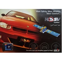 New Original HSV VT Satellite Navigation Brochure