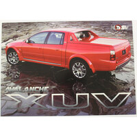New Original HSV VY Avalanche XUV Sales Brochure Leaflet