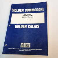 Original Holden Commodore Calais VN 1990 Upgrade Service Manual July '90