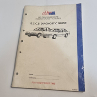 Original Holden Commodore Calais VL E.C.C.S Diagnostic Guide Book Manual SD28097