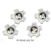 Astra Centre Wheel Caps Set of 4 Silver Genuine 90539162 M NOS
