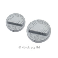 NOS VN VP VR VS VT VX VY VZ Holden Commodore Fuel Petrol Cap x 2 Grey