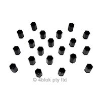 Holden Astra Wheel Nut Covers 17mm x 30mm 5 Stud 20 Pack New Genuine 4blok